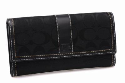 discounted coach wallets - 6k13 black